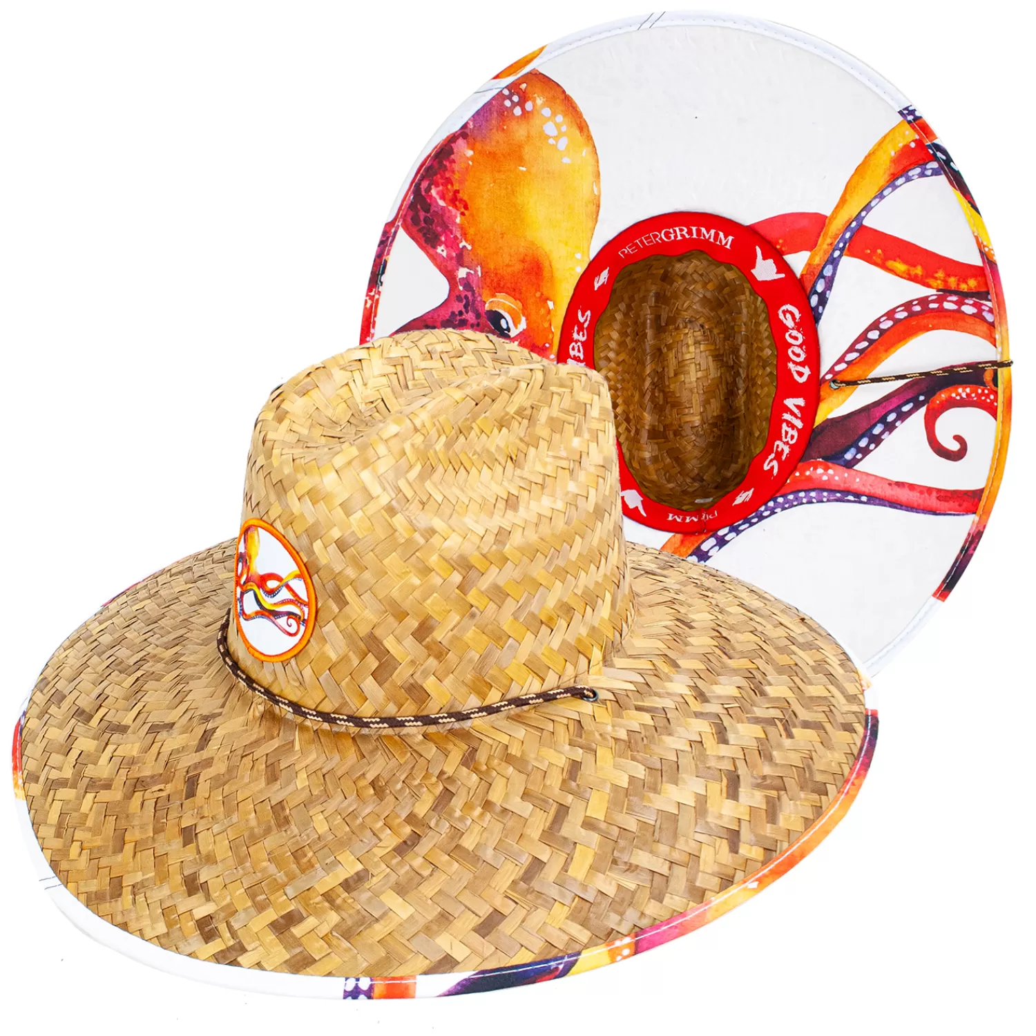 Octopus Straw Hat-Peter Grimm Sale